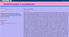 Desktop Screenshot of despertandooguerreiro.blogspot.com