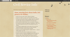 Desktop Screenshot of civilserviceinfo.blogspot.com