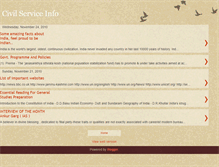 Tablet Screenshot of civilserviceinfo.blogspot.com
