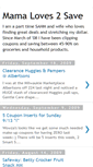 Mobile Screenshot of mamaloves2save.blogspot.com