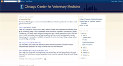 Desktop Screenshot of chicagocentervetmed.blogspot.com