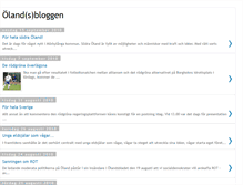 Tablet Screenshot of olandsbloggen.blogspot.com