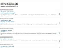 Tablet Screenshot of hairfashiontrends.blogspot.com