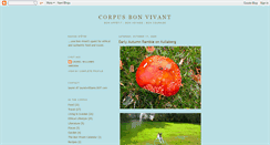 Desktop Screenshot of corpusbonvivant.blogspot.com