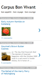 Mobile Screenshot of corpusbonvivant.blogspot.com