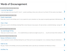 Tablet Screenshot of encouraging-words.blogspot.com