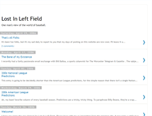 Tablet Screenshot of lostinleftfield.blogspot.com