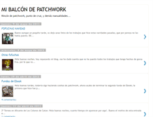 Tablet Screenshot of mibalcondepatchwork.blogspot.com