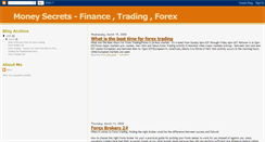 Desktop Screenshot of finance-forex-trade.blogspot.com