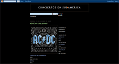 Desktop Screenshot of conciertos1.blogspot.com