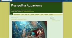 Desktop Screenshot of praneethaaquariums.blogspot.com