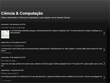 Tablet Screenshot of cienciaecomputacao.blogspot.com