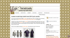 Desktop Screenshot of batikpekalongan-batiktulis.blogspot.com