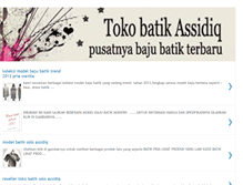 Tablet Screenshot of batikpekalongan-batiktulis.blogspot.com