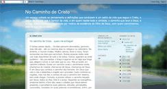 Desktop Screenshot of caminhodecristo.blogspot.com
