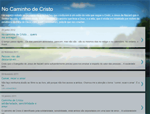 Tablet Screenshot of caminhodecristo.blogspot.com