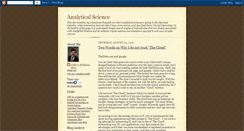 Desktop Screenshot of analytical-science.blogspot.com
