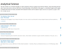 Tablet Screenshot of analytical-science.blogspot.com