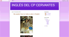 Desktop Screenshot of inglescpcervantes.blogspot.com