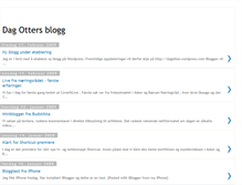 Tablet Screenshot of dagottersblogg.blogspot.com