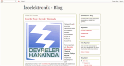 Desktop Screenshot of izoelektronik.blogspot.com