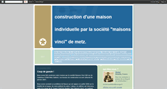 Desktop Screenshot of construction-maison-vinci.blogspot.com