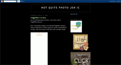 Desktop Screenshot of notquitephotojenic.blogspot.com