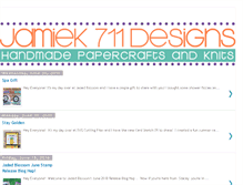 Tablet Screenshot of jamiek711designs.blogspot.com