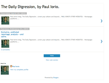 Tablet Screenshot of dailydigression.blogspot.com