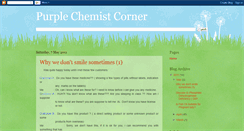 Desktop Screenshot of mychemistcorner.blogspot.com