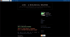 Desktop Screenshot of aids-biologicalweapon.blogspot.com