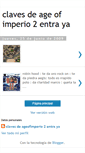 Mobile Screenshot of clavesdeageofimperio2.blogspot.com