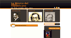 Desktop Screenshot of musicaperuanahoy.blogspot.com