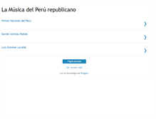 Tablet Screenshot of musicaperuanahoy.blogspot.com
