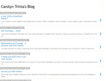 Tablet Screenshot of carolyntrintablog.blogspot.com