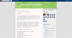 Desktop Screenshot of amazingtripofdeliciousness.blogspot.com