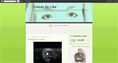 Desktop Screenshot of coisasdalika.blogspot.com