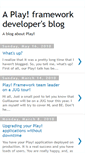 Mobile Screenshot of playframework.blogspot.com