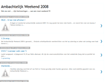 Tablet Screenshot of ambachtelijkweekend.blogspot.com