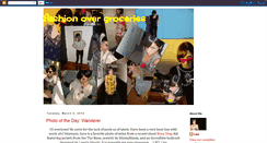 Desktop Screenshot of fashionovergroceries.blogspot.com