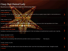 Tablet Screenshot of crazyredhairedlady.blogspot.com