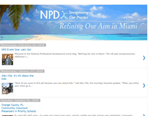 Tablet Screenshot of npd1-miami.blogspot.com