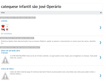 Tablet Screenshot of catequeseinfantilsaojose.blogspot.com