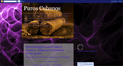 Desktop Screenshot of cubanpuroscigars.blogspot.com
