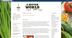 Desktop Screenshot of betterworldcafeblog.blogspot.com