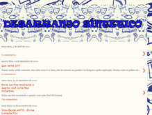 Tablet Screenshot of desarranjosintetico.blogspot.com