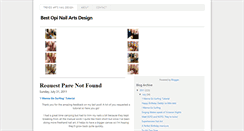 Desktop Screenshot of bestopinailartsdesign.blogspot.com