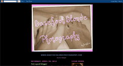 Desktop Screenshot of barefootblondephotography.blogspot.com