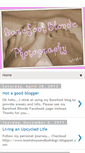 Mobile Screenshot of barefootblondephotography.blogspot.com