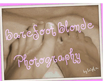 Tablet Screenshot of barefootblondephotography.blogspot.com